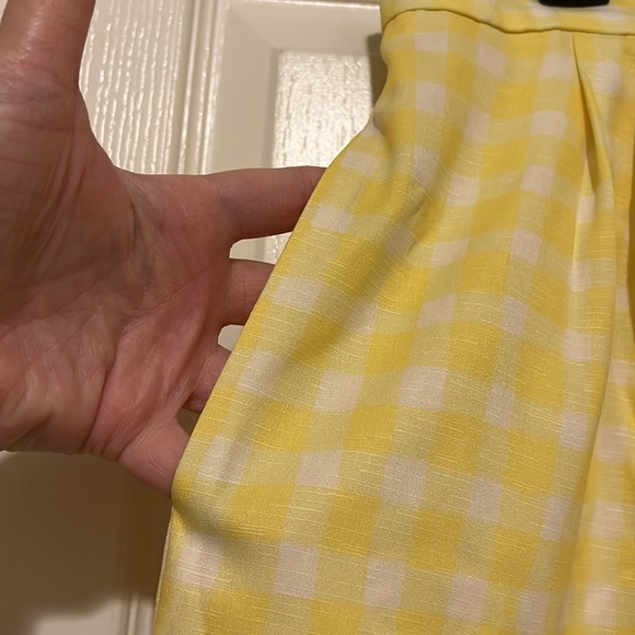 NWT Anthropologie Hutch Pleated Gingham Shorts - Picture 4 of 13